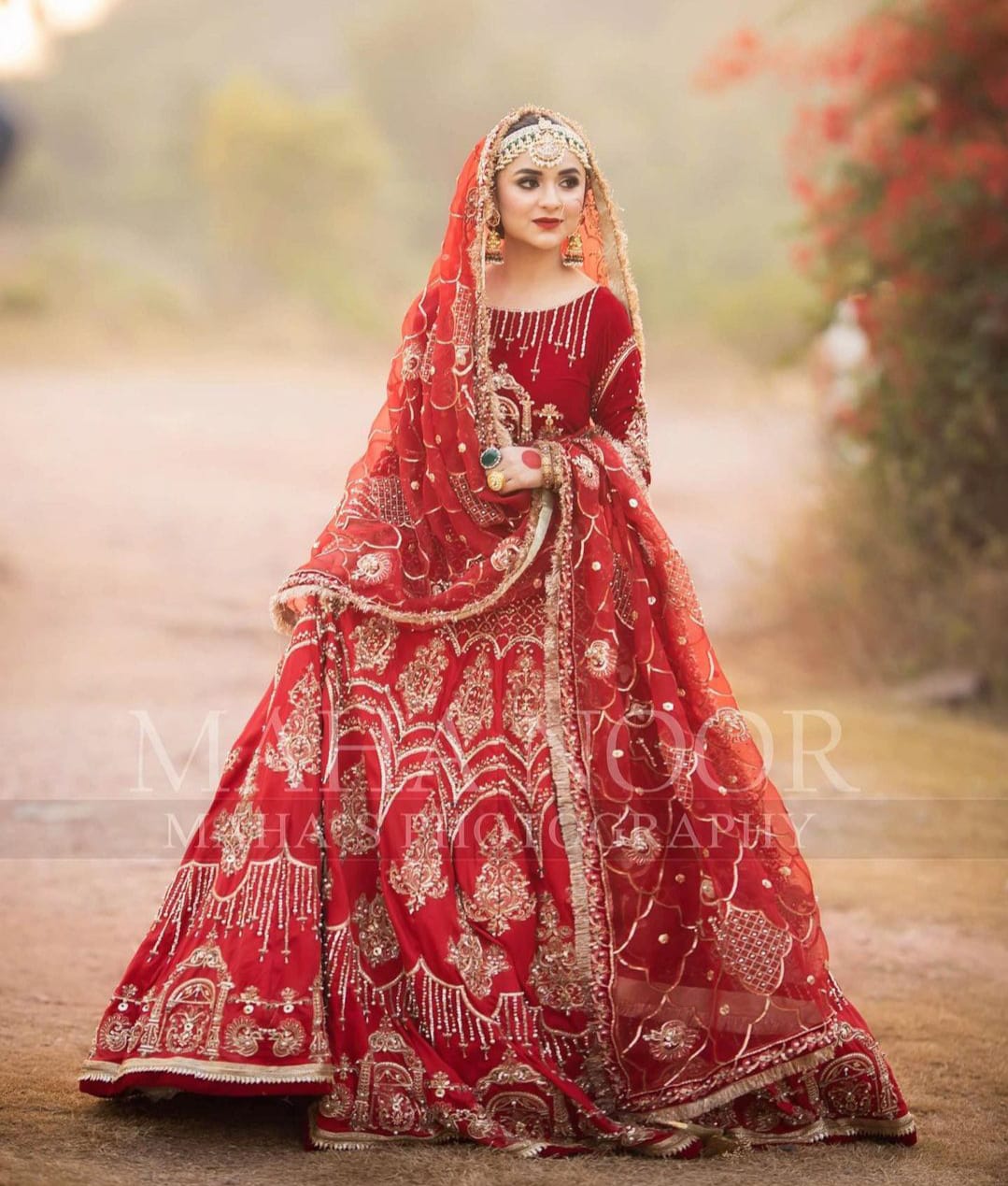 Yumna Zaidi bridal photoshoot for Faiza’s