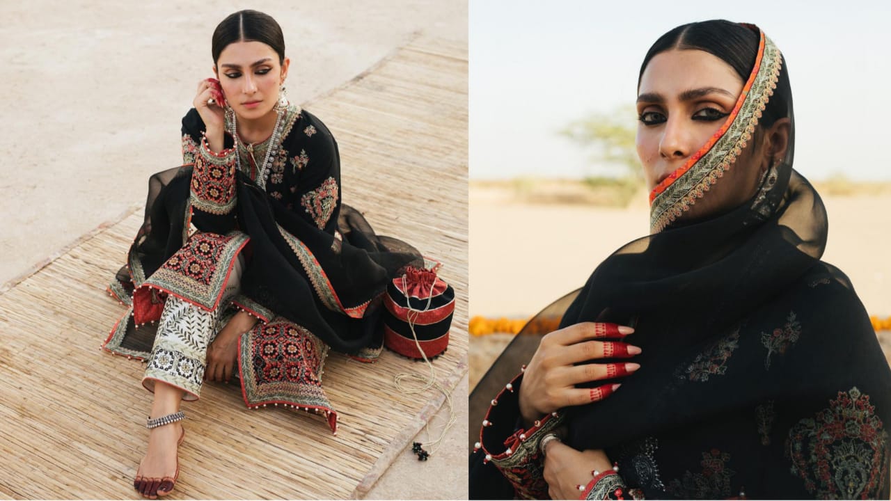 Ayeza Khan looks like desert Princess in Rohi De Naal by Hussain Rehar