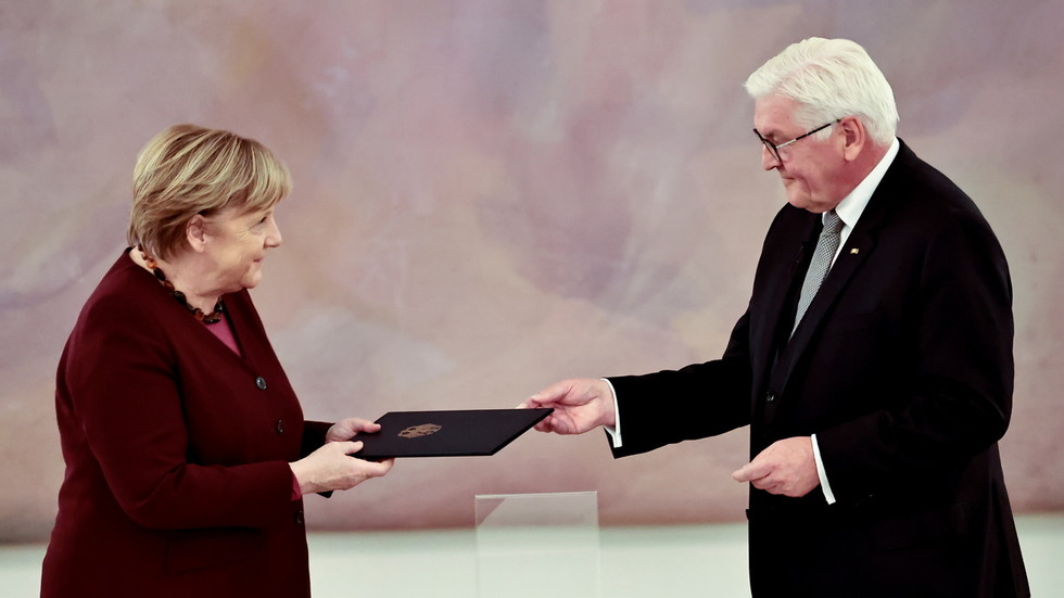 Angela Merkel relieved of duties after 16 years: Steinmeier says ‘one of greatest periods in Germany’s modern history’