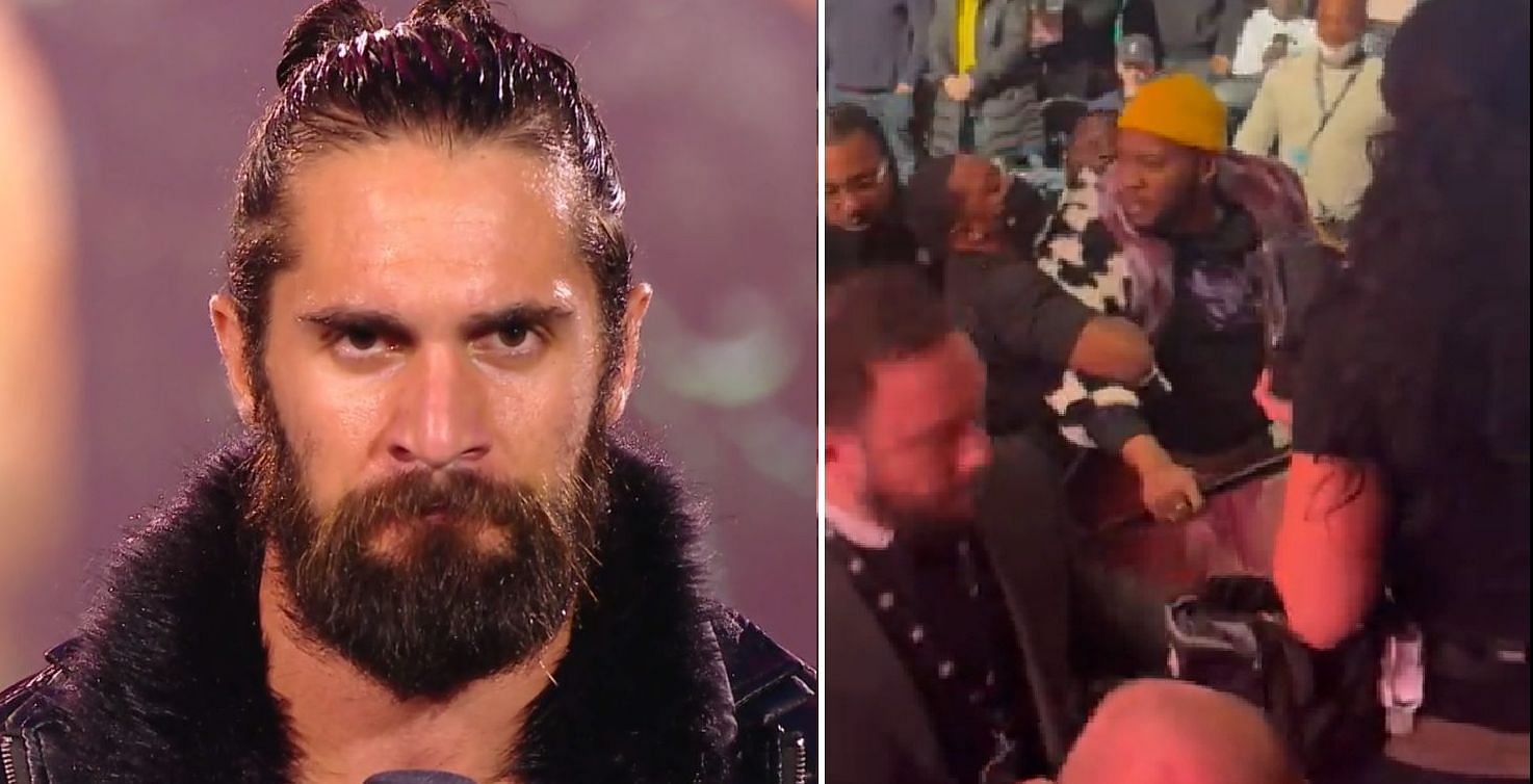 Young fan attacks WWE star Seth Rollins during Monday Night Raw