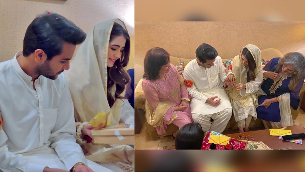 Asim Azhar and Merub Ali get engaged in an intimate ceremony