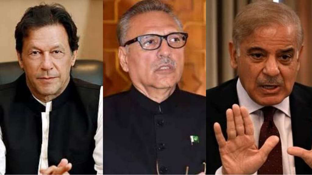 President asks Imran and Shehbaz to nominate names for caretaker Prime Minister