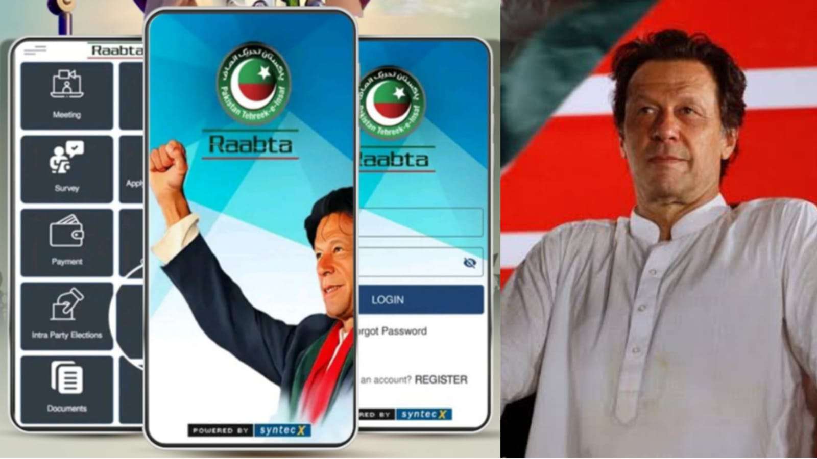 More than 100K peoples installed PTI Raabta App of Imran Khan