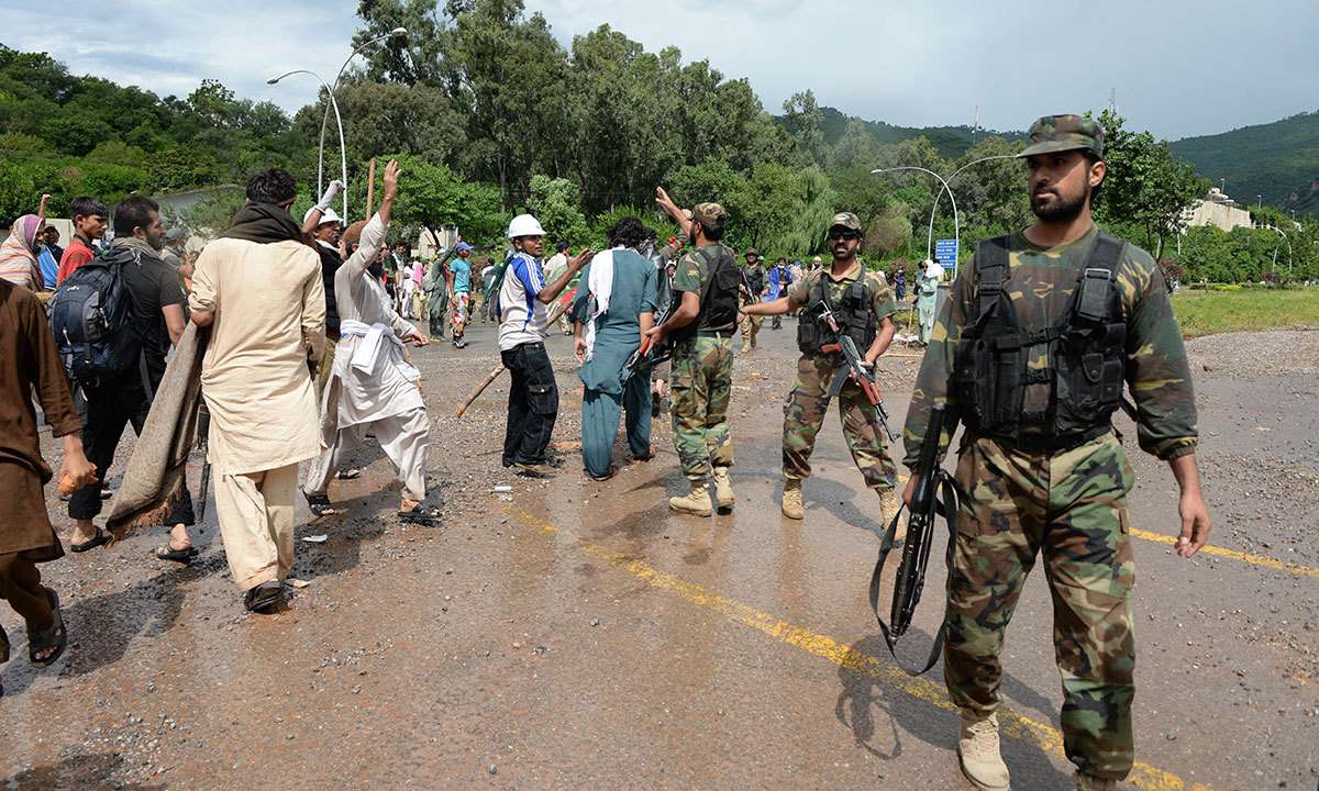PTI Islamabad March: Govt calls Pak-Army for red zone security