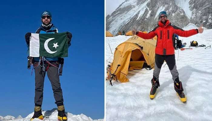 Pakistani mountaineer Abdul Joshi climbs Mount Everest