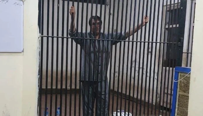 Shehbaz Gill arrested and locked up in a jail