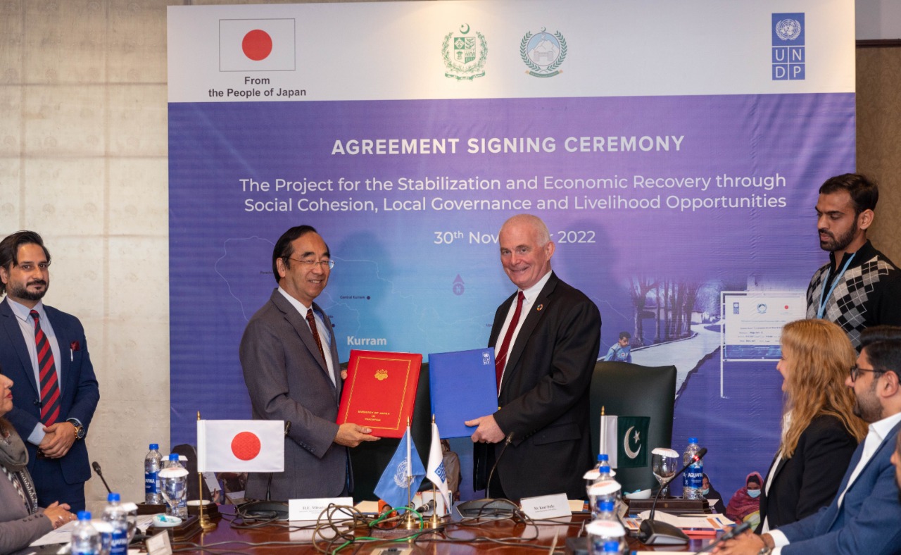 UNDP and Japan launches a project of $3.9 million for Kurram, Orakzai