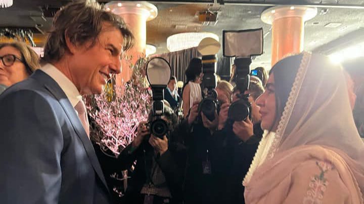 Malala Yousafzai meets Tom Cruise at Oscars luncheon