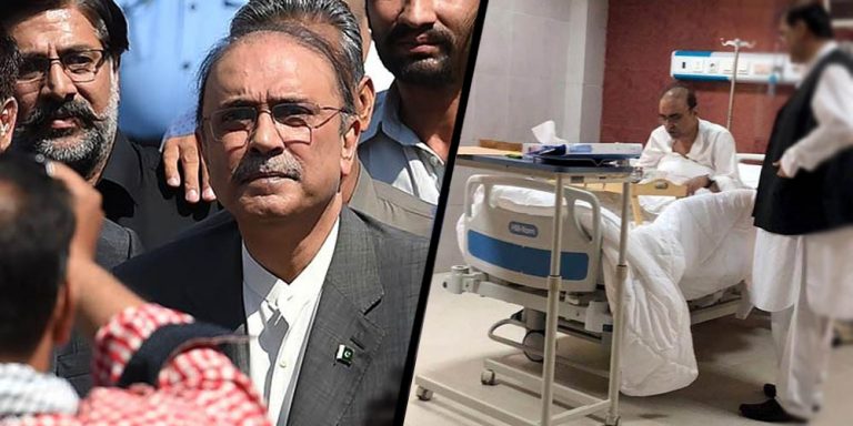 Asif Ali Zardari health condition improving after surgery