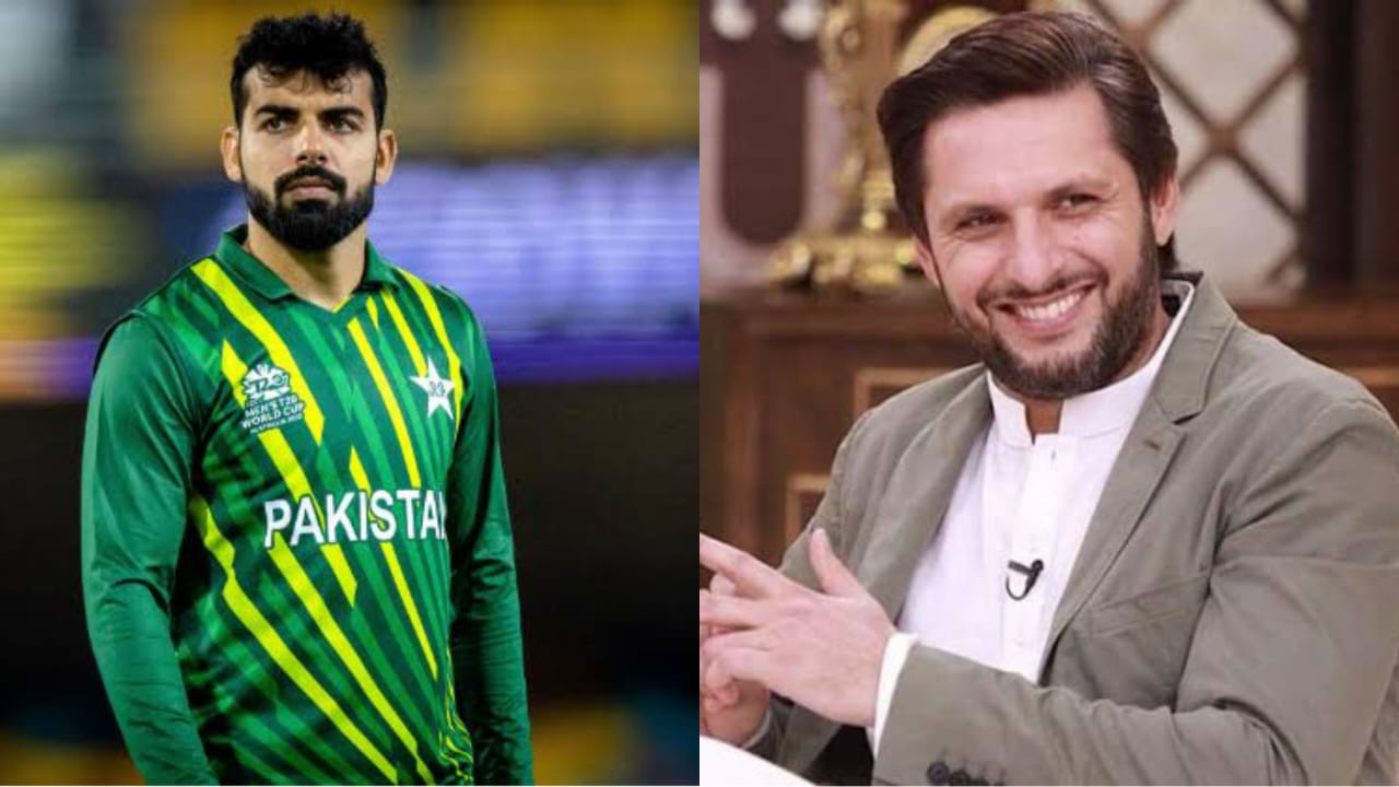 Pak vs Afg: Afridi congratulates Shadab Khan on being selected as captain
