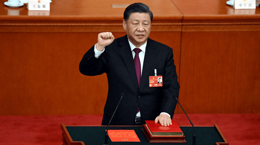 Xi Jinping elected as President of China for third time