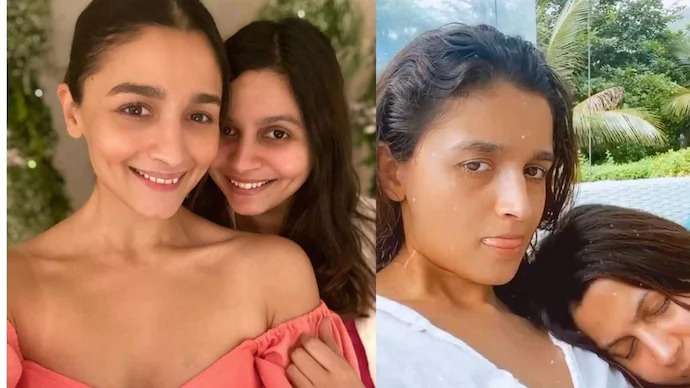 Alia Bhatt works out with her sister Shaheen Bhatt