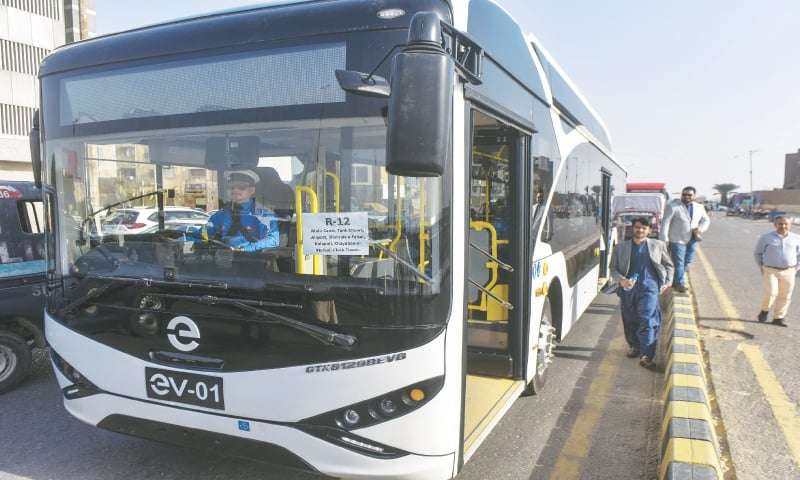 Govt to open three new routes of electric bus service in Karachi