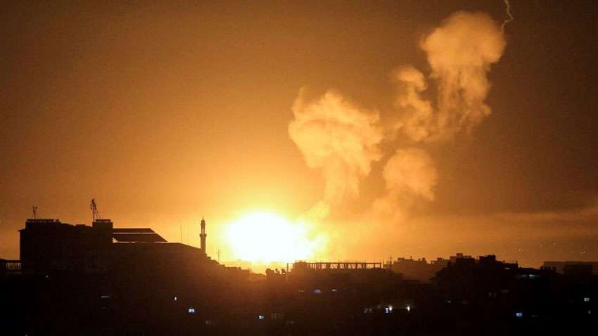 Israel launches missile attack on Gaza targeting Hamas training sites