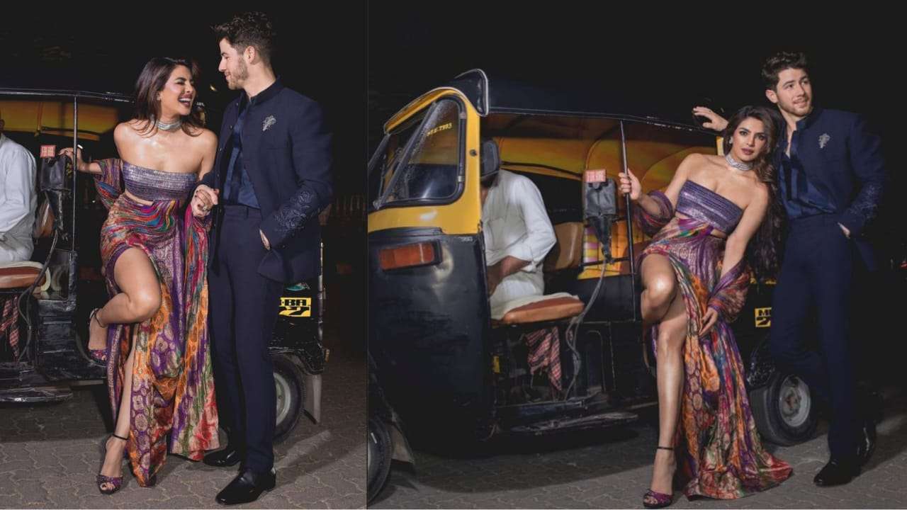 Priyanka Chopra, Nick Jonas goes on dinner date, share snaps in auto-rickshaw