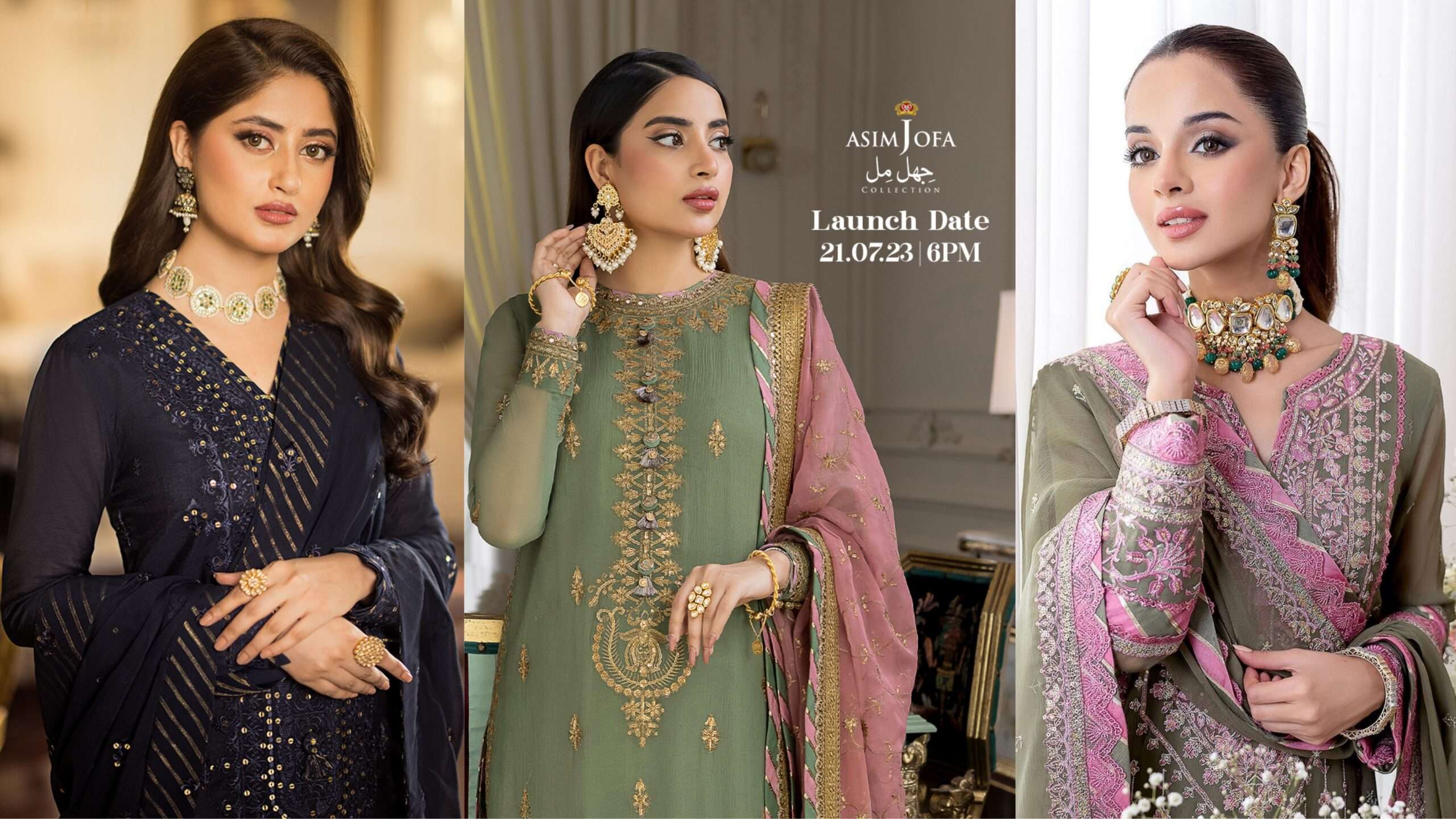 Asim Jofa: Jhilmil collection pre-booking to start on 21 July at 6 pm