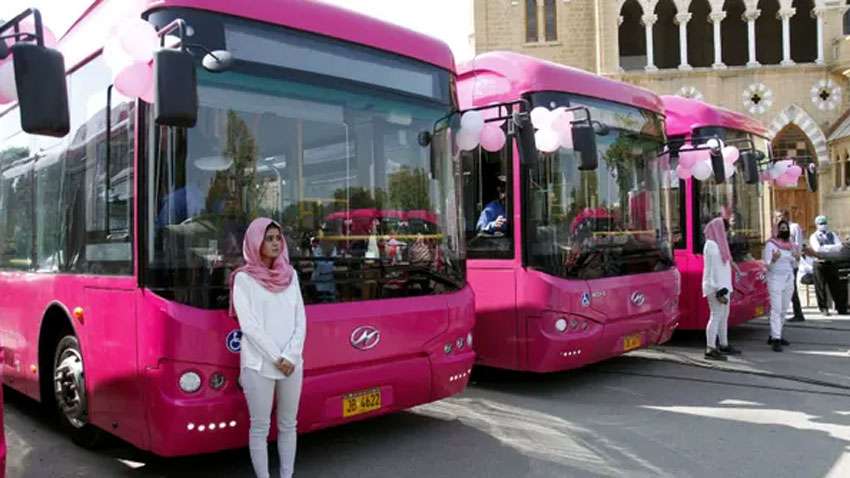 Sindh decides to hire female drivers for women-only pink bus service