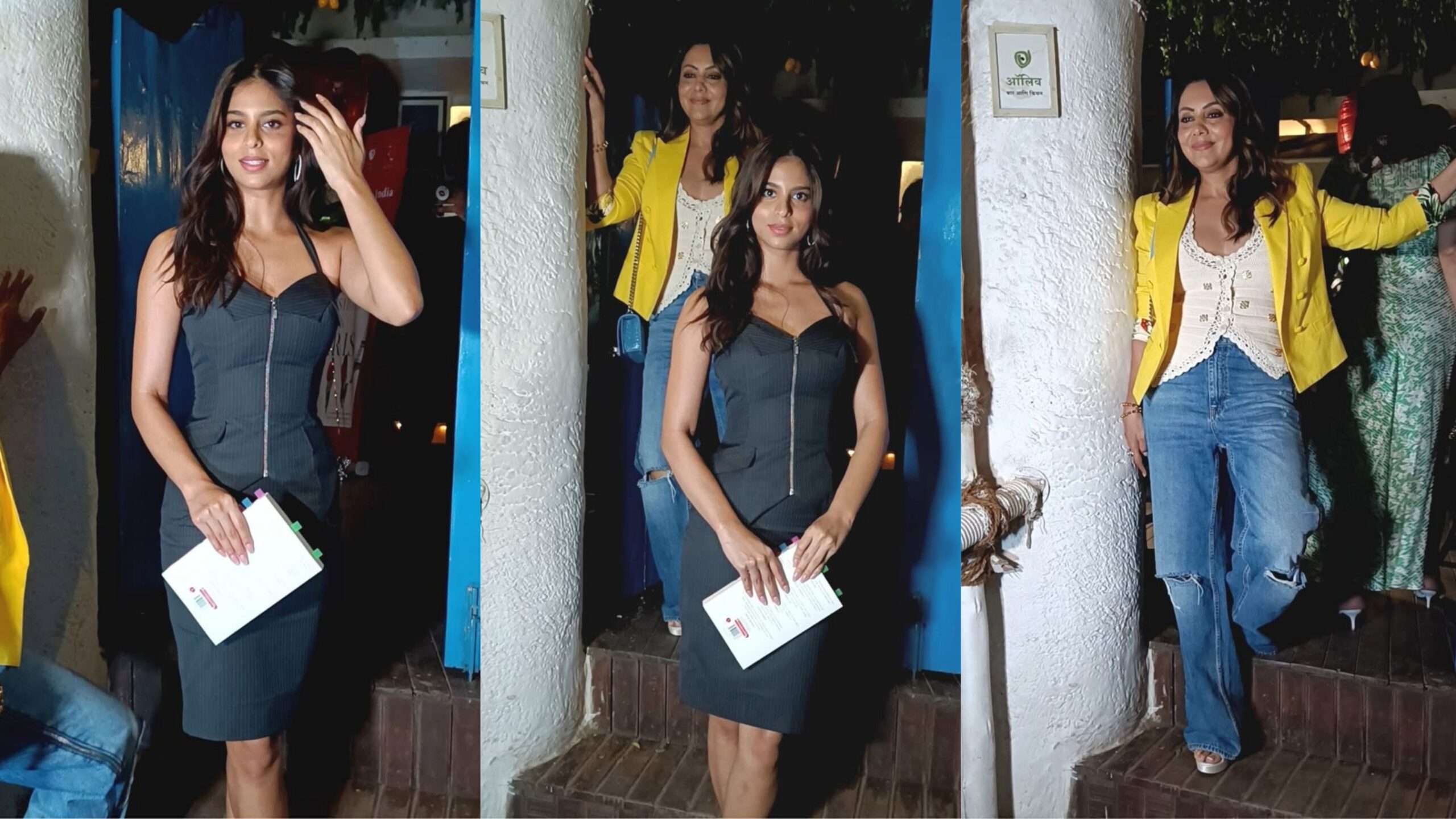 Suhana Khan and Gauri Khan stuns in casual outfits