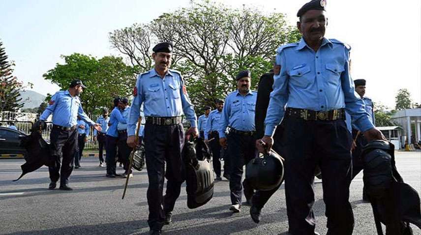 Islamabad Capital Police taking security steps regarding Elections 2024