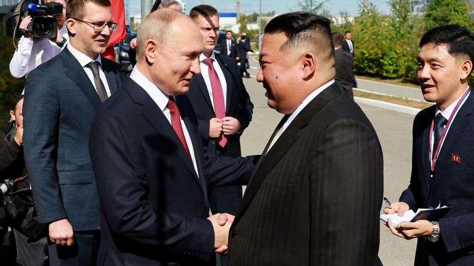 President-Vladimir-Putin-gifts-Russian-car-to-Kim-Jong-Un