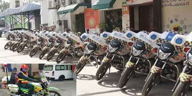 Sindh-introduces-motorbike-ambulance-service
