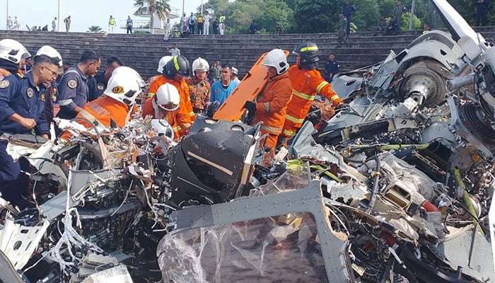 Helicopter Crash in Malaysia: 10 killed in mid-air crash