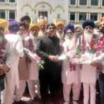 Sikh-Yatrees-arrive-at-Gurdwara-Kartarpur-to-celebrate-Besakhi