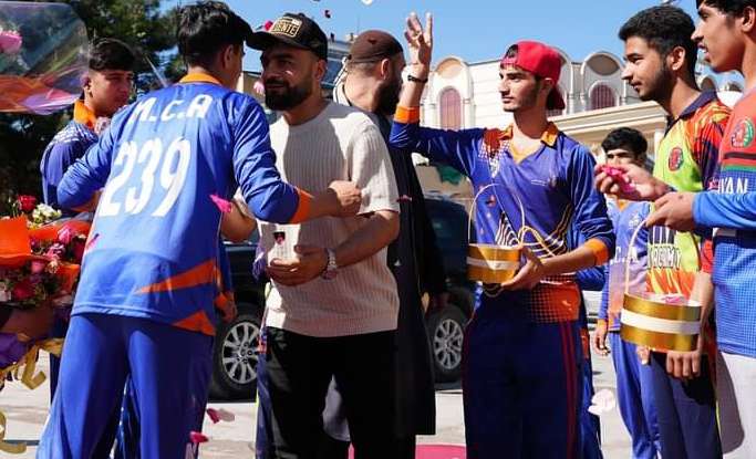 Kabul welcomed Rashid Khan