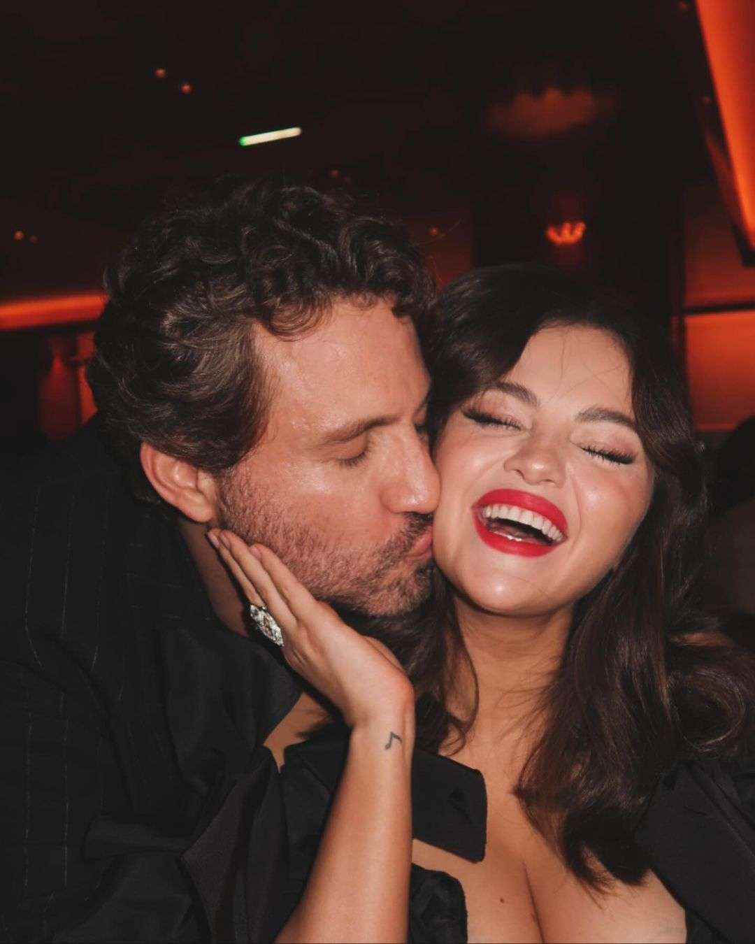 Selena Gomez Kissing