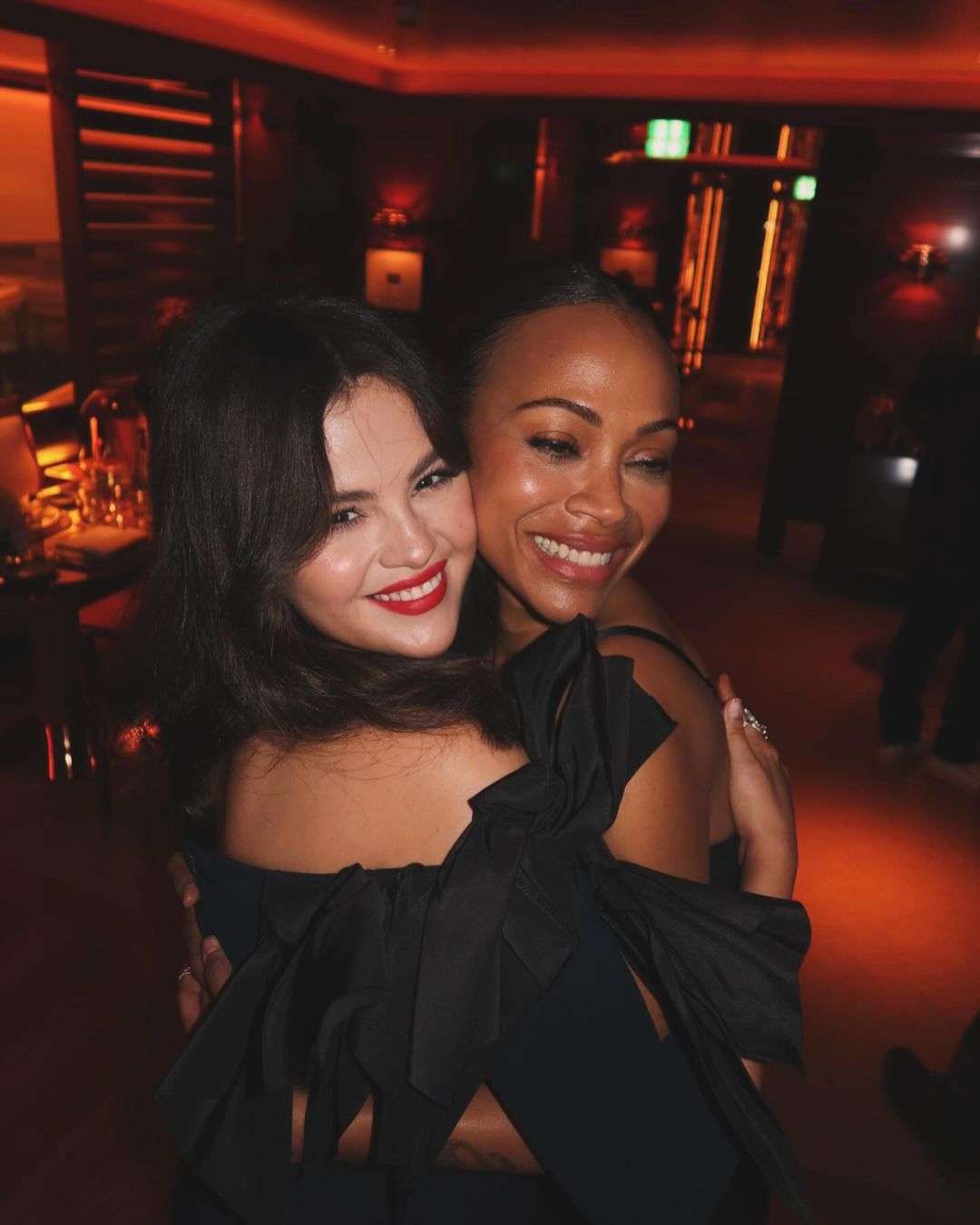 Selena Gomez and Zoe Saldana